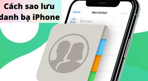 5 cách sao lưu danh bạ iPhone chi tiết nhanh nhất hiện nay Sao lưu danh bạ iPhone