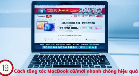 tăng tốc Macbook