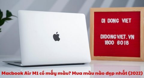 Macbook Air M1 có mấy màu