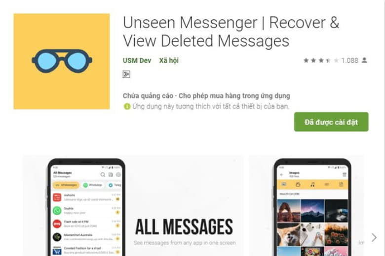 Cách xem tin nhắn đã thu hồi trên Messenger 