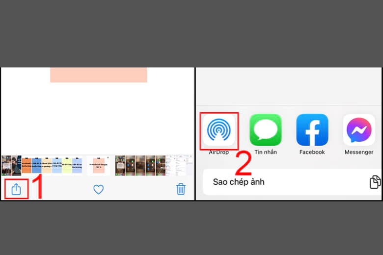 Cách chuyển ảnh từ iPhone sang Macbook