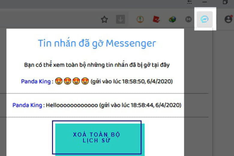 Cách xem tin nhắn đã thu hồi trên Messenger 
