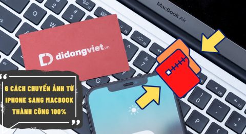 Cách chuyển ảnh từ iPhone sang Macbook