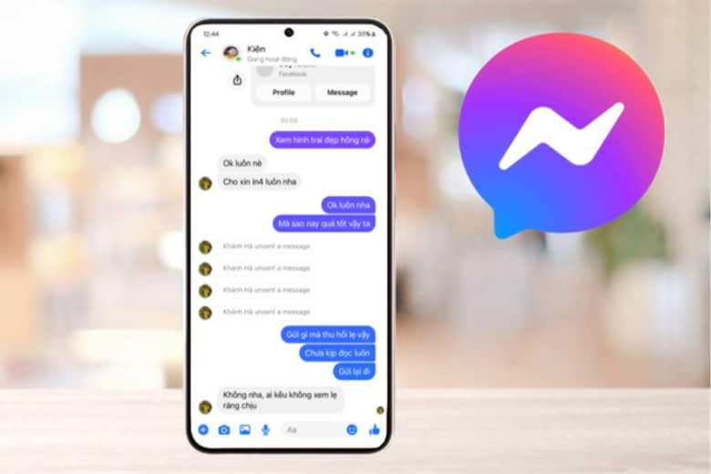 Cách xem tin nhắn đã thu hồi trên Messenger trên iPhone, PC+