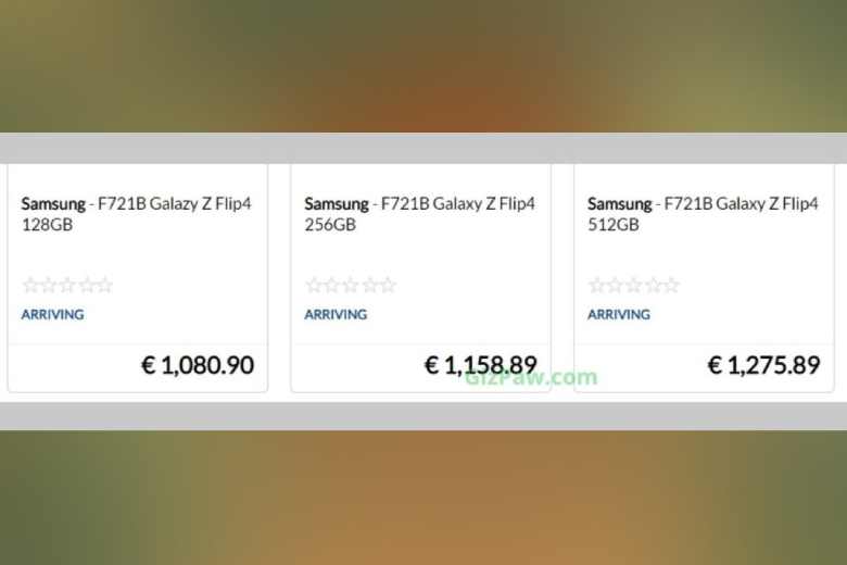 Galaxy Z Fold4 Flip4 giá bán châu âu