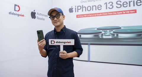 Nhà văn Hà Thanh Phúc lên đời iPhone 13 Pro Max màu Alpine Green mới tại Di Động Việt