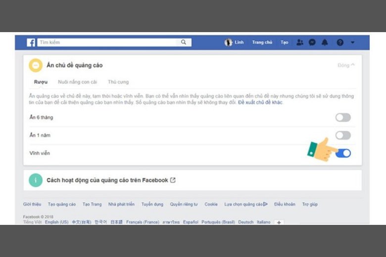 Cách chặn quảng cáo trên Facebook