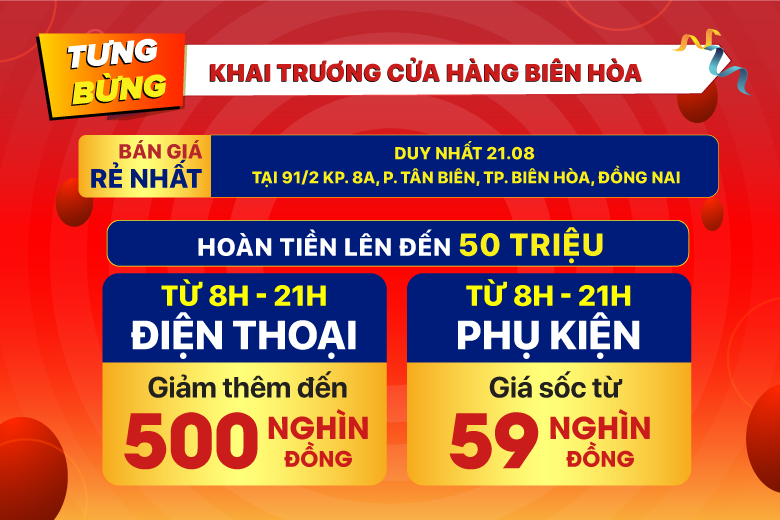 Di Động Việt Tân Biên Khai Trương