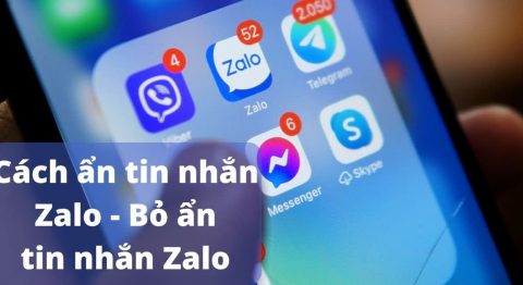Cách ẩn tin nhắn Zalo