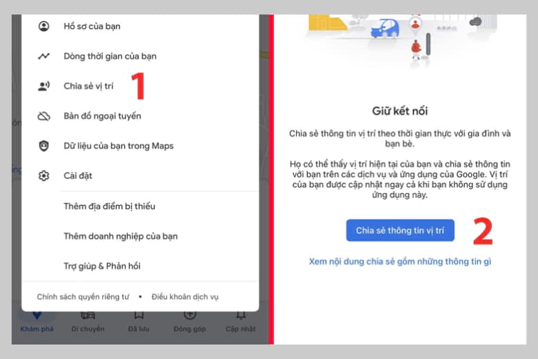 Hướng dẫn chia sẻ vị trí trên iPhone chi tiết từ A đến Z 35 cach chia se vi tri tren iphone