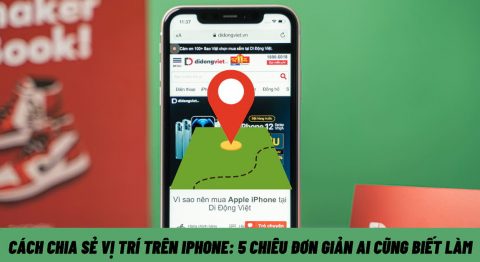 cách chia sẻ vị trí trên iphone