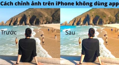 cách chỉnh ảnh trên iphone