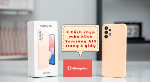 cách chụp màn hình Samsung A13