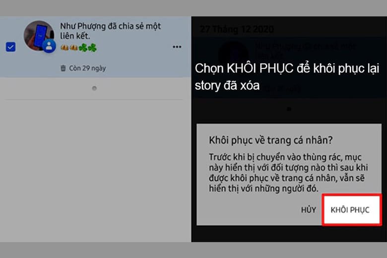cach khoi phuc story da xoa tren facebook didongviet 3