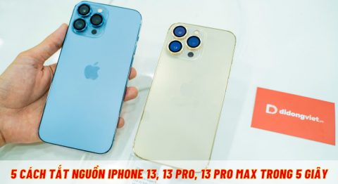 Hướng dẫn 5 Cách tắt nguồn iPhone 13 series nhanh nhất cho bạn Cách tắt nguồn iPhone 13