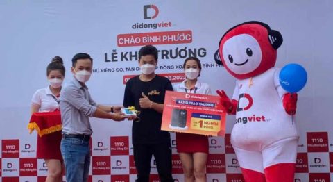 Khai trương cửa hàng điện thoại Di Động Việt 1110 Phú Riềng Đỏ, Thị xã Đồng Xoài, Bình Phước