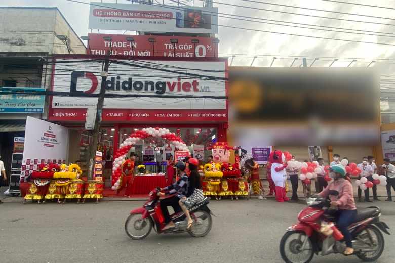 cửa hàng điện thoại Di Động Việt 91 tân biên