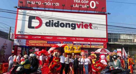 Khai trương cửa hàng điện thoại Di Động Việt 39/1 D22, Phường An Phú, Thị xã Thuận An, Bình Dương