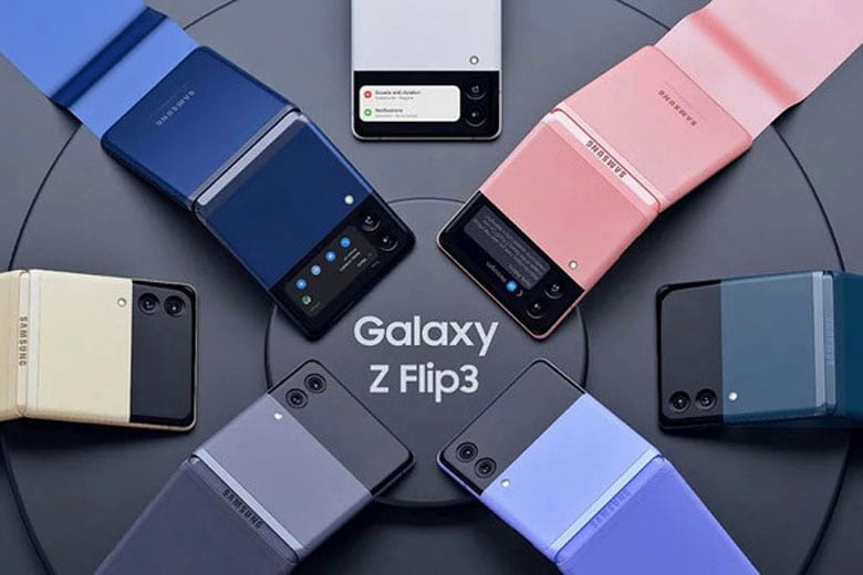 Samsung Galaxy Z Flip3 màu hồng