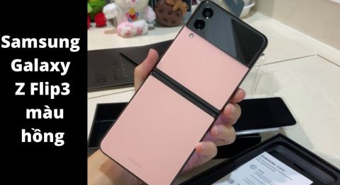 Trên tay phiên bản Samsung Galaxy Z Flip3 màu hồng Bloom quyến rũ samsung galaxy z flip3 màu hồng