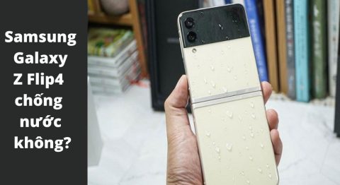 samsung galaxy z flip4 có chống nước không