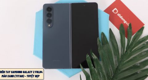 Samsung Galaxy Z Fold4 màu xanh