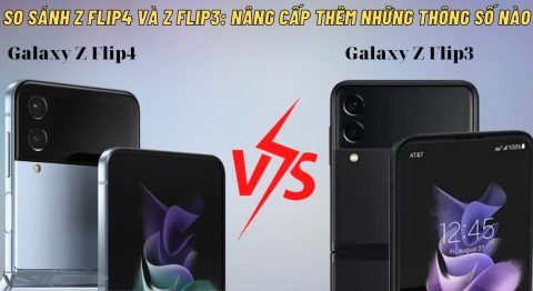 so sánh Z Flip4 và Z Flip3