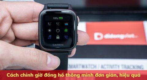 cách chỉnh giờ đồng hồ thông minh