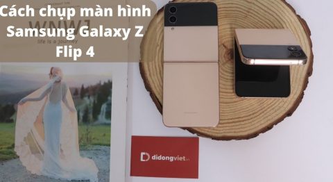 Hướng dẫn 5 cách chụp màn hình điện thoại gập Samsung Galaxy Z Flip4 đơn giản nhất Chụp màn hình Samsung Galaxy Z Flip4