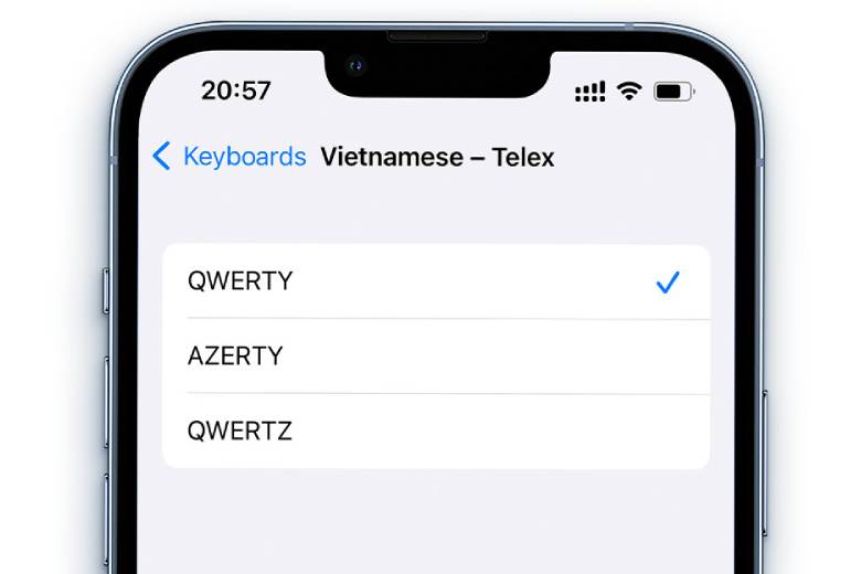 iOS 16 lỗi gõ Tiếng Việt