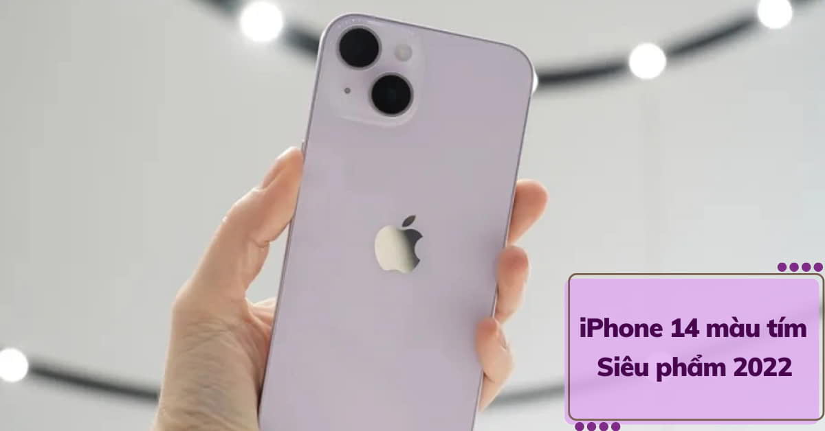 Hình ảnh iPhone 14 màu tím luôn là một điểm nhấn cho mọi người yêu công nghệ. Những đường cắt viền chính xác và tỉ mỉ, kết hợp với màu sắc thuần khiết mang đến một thiết kế tuyệt đẹp cho chiếc điện thoại. Hãy xem qua hình ảnh này và cảm nhận không khí bùng nổ do iPhone 14 màu tím mang lại.
