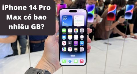 iphone 14 pro max có bao nhiêu gb