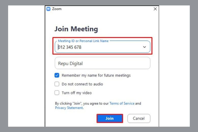 zoom says invalid meeting id