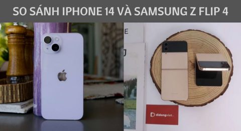 So sánh iPhone 14 và Samsung Z Flip4