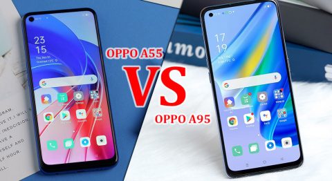 so sánh OPPO A55 và OPPO A95