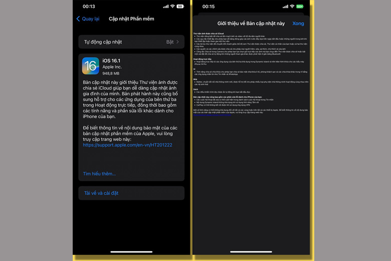 iOS 16.1: Khám phá tính năng mới của iOS 16.1! Cập nhật ngay để trải nghiệm những tính năng độc đáo và tiện ích hơn bao giờ hết trên iPhone của bạn.