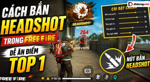 Cách bắn Headshot trong Free Fire