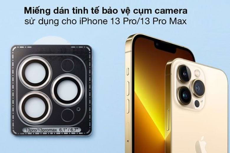 Có nên dán camera iPhone 13 Pro Max