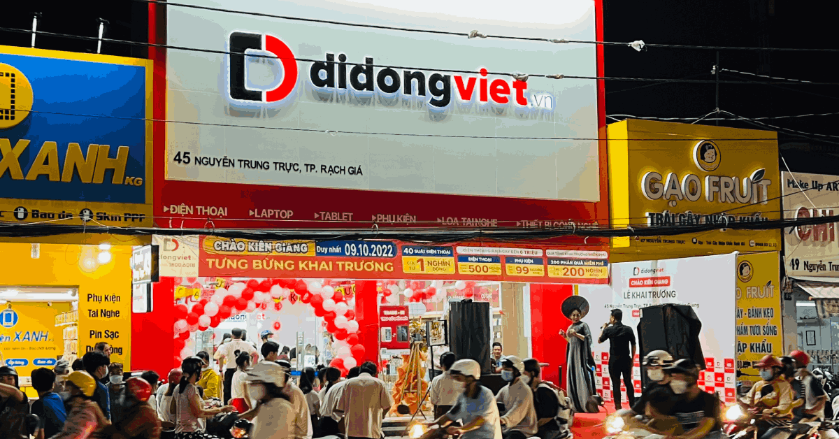 Di Động Việt chính thức khai trương 2 cửa hàng mới tại Kiên Giang và Thủ Dầu Một với ưu đãi đến 6 triệu