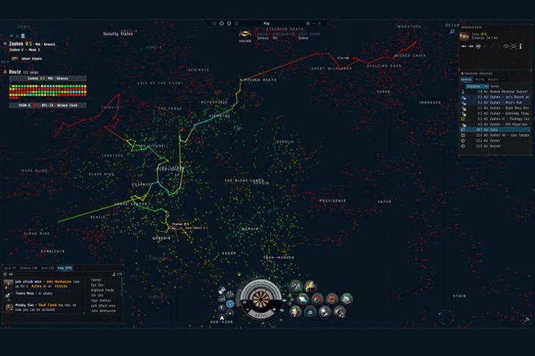 EVE Online Game du hành khám phá bí ẩn ngoài không gian