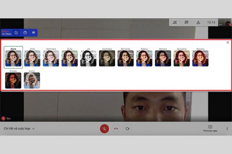 Cách dùng Filter Sticker For Google Meet cập nhật mới nhất