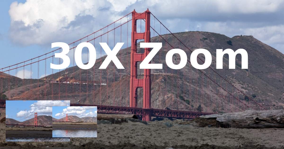 Google trình diễn sức mạnh của Pixel 7 Pro qua ảnh chụp zoom 30X Super Res Zoom