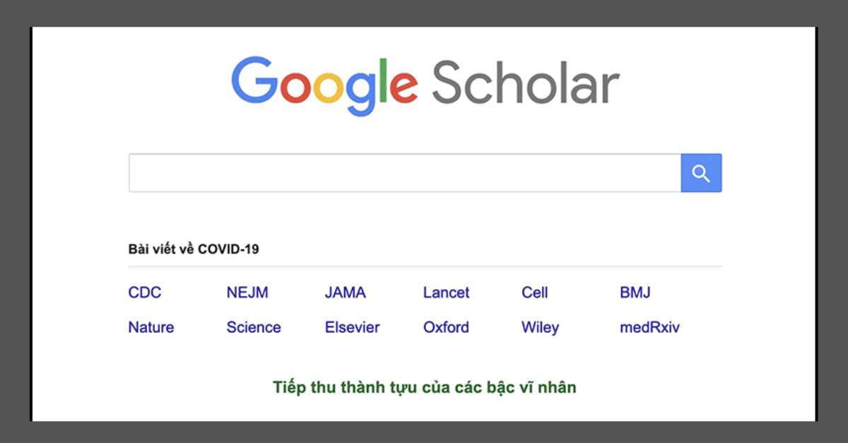 Google Scholar là gì? Hướng dẫn sử dụng Google Scholar
