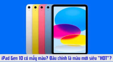iPad Gen 10 có mấy màu