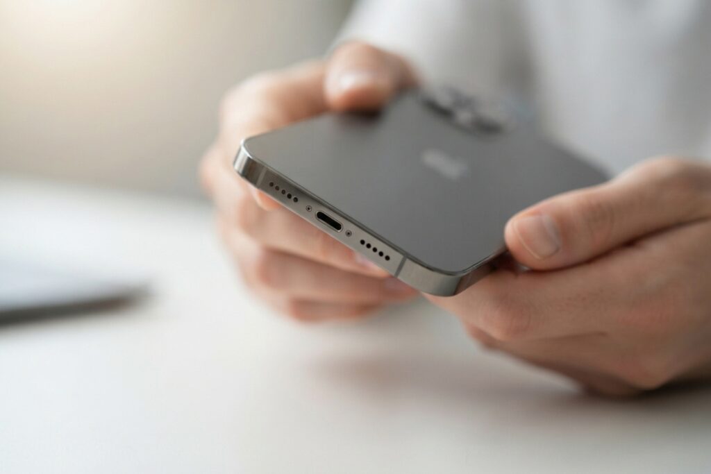 Khắc phục loa iPhone bị nhỏ: Quy trình chẩn đoán và vệ sinh an toàn tại nhà 12 iphone nghe nhac am luong nho fix loi quy trinh lam sach man loa buoc 1 didongviet