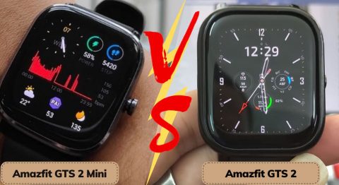 so sánh amazfit gts 2 và gts 2 mini