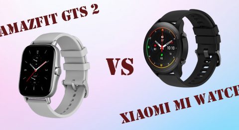 So sánh Amazfit GTS 2 và Xiaomi Mi Watch
