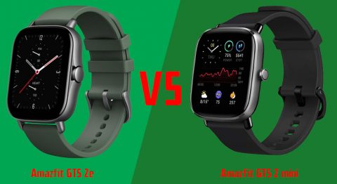 So sánh Amazfit GTS 2e và GTS 2 mini