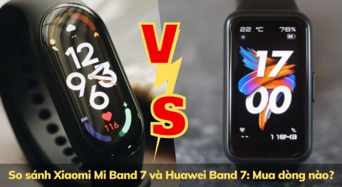 So sánh Xiaomi Mi Band 7 và Huawei Band 7