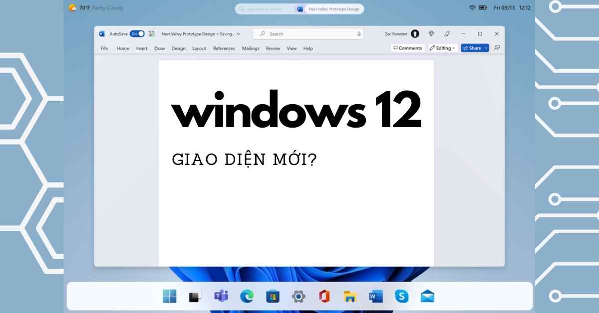 Microsoft bất ngờ “nhá hàng” giao diện Windows 12